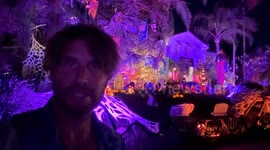 Magical Halloween-Decorated Houses Light Up Hollywood Nights