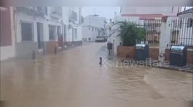 Spain: Record-Breaking Floods Turn Almonte Streets Into Silt-Laden Canals