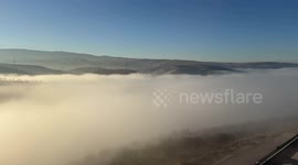 Dense fog blankets Turkish capital Ankara