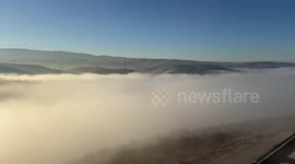 Türkiye: Dense fog blankets Turkish capital Ankara
