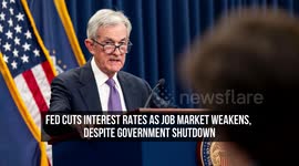 Fed Cuts Interest Rates as Job Market Weakens, Despite Government Shutdown