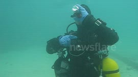 Drinking under water