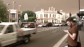 Affected Sydney skies from Bushfire 2013