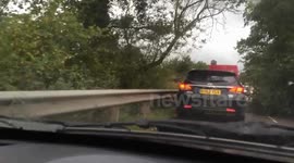 28/10/2013 North London, broken trees after storm