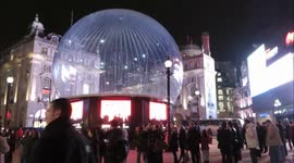 Snow Globe In Picaddily Circus 