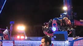 Cara Delevingne goes on a ride in the Winter Wonderland