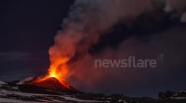 Timelapse of Etna Paroxysm no. 16 from 17.Nov.2013