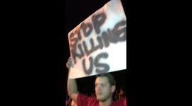 Protesters chant 'stop killing us' at police after black man was shot dead in Charlotte