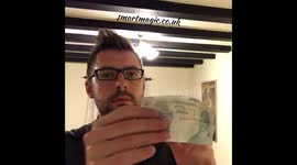 Magician 'changes' old five pound note into new plastic one