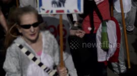 Ivory trade march , london 