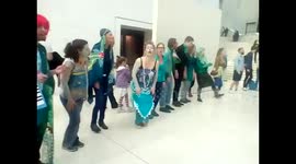 SplashMob demo against BP sponsorship of the British Museum