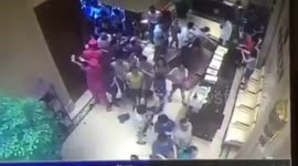 Crowd of house buyers rush into estate agents in China after prices plummet