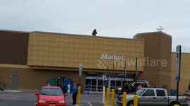 Electical fire at Wal-Mart Coal Township, Pa (U.S.A.)