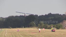 Hooking a banner to the back of a light aircraft is surprisingly technical