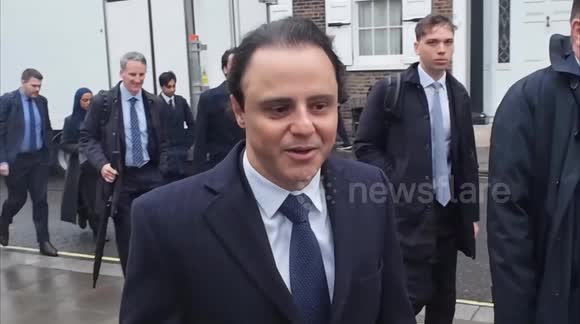 Felipe Massa arrives at High Court in London for case against Formula One