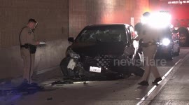 US, Los Angeles: Sun Valley Victim Of Hit-And-Run Collision Revived By LAFD