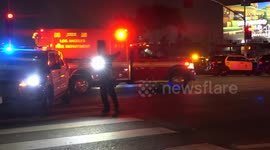 US, Los Angeles: Historic South-Central Pursuit Ends In Crash