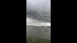 First and Longest Waterspout Ever Recorded in Vietnam