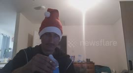 eating pringle chrisps to try different flavours of the potato chips