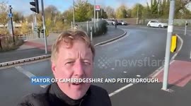 Cambridgeshire mayor visits Huntingdon Station after “terrible attack”