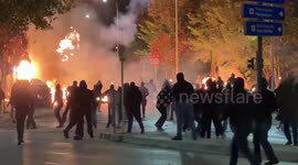 Violent Clashes Between Youths and Police After Major Anti-System Rap Concert in Greece — Tear Gas and Molotovs Fill the Streets