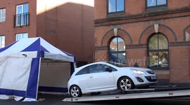 Bloodied car recovered by police after man is stabbed in Birmingham on Sunday morning