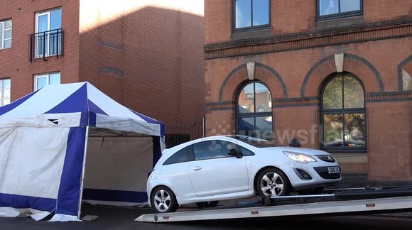 Bloodied car recovered by police after man is stabbed in Birmingham on Sunday morning