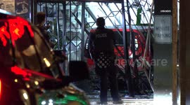 US, Phoenix: Tempe Kia Soul Car Crashes Into Smoke Shop During Robbery