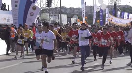 Thousands join public run in 47th Istanbul Marathon