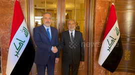 Turkish FM Fidan meets Iraqi Speaker of Parliament al-Mashhadani in Baghdad