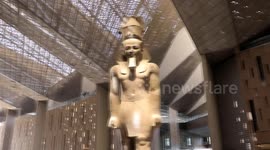 Egypt: Grand Egyptian Museum (GEM) debuts near pyramids,with Tutankhamun's complete collection on display in one hall