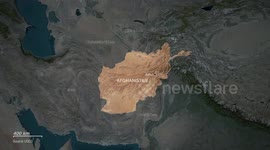 MOTION GRAPHICS - 6.3-magnitude earthquake strikes Afghanistan, killing 14 and injuring hundreds