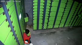 Young boy climbs into parcel locker and gets trapped inside, firefighters rush to rescue