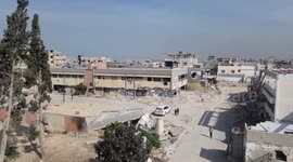 DRONE - Gaza’s classrooms turn to debris after Israeli attacks