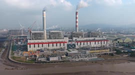 China: New generation unit of China's largest themal power plant starts operating in Ningbo