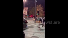 Serbia: Protesters At Parliament In Belgrade / 1