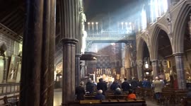 All Souls Day 2025 at St Cuthberts Earls Court with beautiful singing and sun rays beaming through the church