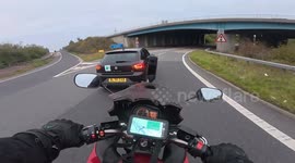 Biker Defends Young Driver