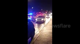 UK: 10 people were stabbed in a terror attack on a train in Huntingdon, UK