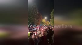 Students Celebrated With Jubilant Doček After 238 Km Solidarity March