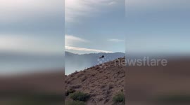 US: Early-Stage Scissors Fire Rages Through Cleveland National Forest