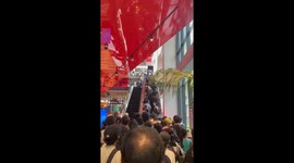 Fans queue for latest Pop Mart doll at shopping mall in Bangkok