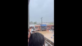 Severe flooding at Deca Homes in Talisay, Cebu, Philippines