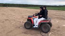 ATV mishap as two women lose control in Hebei, China