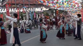 Locals begin water basket festival in northeast Thailand