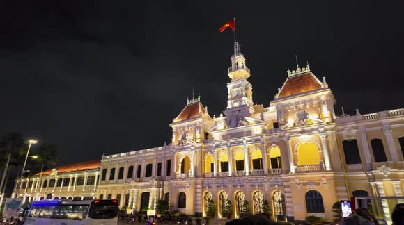 Night Lights of Saigon: Experience Ho Chi Minh City from an Open-Top Bus