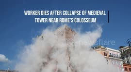 Worker Dies After Collapse of Medieval Tower Near Rome's Colosseum