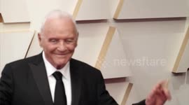 UNCAPTIONED: Anthony Hopkins dismisses wife's 'rubbish' claim he has autism