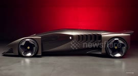 UNCAPTIONED: Virtual Vroom! Ferrari unveils its first ever digital-only supercar
