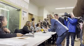 NJ-GOV: Mikie Sherrill signs in at her polling location on Election Day 2025